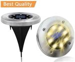 Solar tuin grondspot verlichting led tuin verlichting buiten outdoor *8x led*