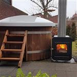 Welltub Luxury hottub | Ø 160 | externe kachel