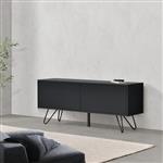 Commode Bollebygd 46,5x110x30 cm zwart