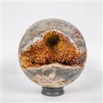 GEEN RESERVEPRIJS - Prachtig massief rotsgeel kristal Bol op standaard- 1700 g