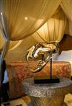 sculptuur, High quality, bronze-cast Sumatran Tiger skull - Panthera tigris sumatrae - 30 cm - Brons