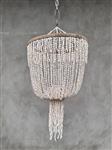 NO RESERVE PRICE - SL07 - Stunning Handmade Shell Chandelier / Hanging lamp - - Kroonluchter (1) - S