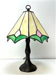 Tafellamp - Tiffany stijl “flower” lamp - Glas-in-lood
