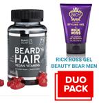 BEAUTY BEAR Hair Vitamines, 60 Gummies - MEN + Rick Ross Gel
