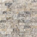 Natuursteen Slate mozaiek matten gekapt travertin 30x30 bruin mix