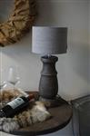 Lampenkap Cilinder | Stone | H14 x Ø 20 cm