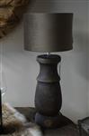 Lampenkap Cilinder | Velvet Brown | H14 x Ø 20 cm