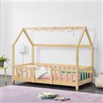 Kinderbed Sisimiut met uitvalbeveiliging 70x140 cm hout