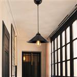 [lux.pro] Hanglamp Hereford E27 zwart