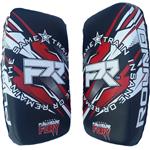 PunchR™ Train Insane Curved Thai Pads Arm Kick Pads NT Zwart Rood