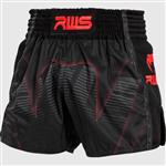 RWS x Venum Muay Thai Kickboxing Short Zwart Rood