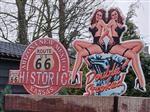 Wanddecoratie (2) - route 66- double stroked - Europa