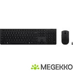 Lenovo 4X31K03968 toetsenbord Inclusief muis RF-draadloos + Bluetooth Belgisch, Engels Grijs