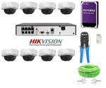 Complete doe-het-zelf-set Camera Recorder-kit 4 Megapixel minidome 1-8 camera's Aantal Camera's: 8