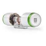 DOM Tapkey Pro WIT knopcilinder - dubbelzijdige toegangscontrole met NFC/BLE - SKG*** Buitenmaat: 45