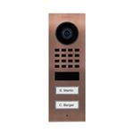 DoorBird IP intercom  D1102V  - Opbouw D1102V Bronsafwerking RVS 304 opbouw