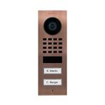 DoorBird IP intercom D1102V RVS  -  inbouw D1102V RVS 304 Bronsafwerking inbouw