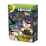 SES - Explore - Dino en skelet opgraven 2 in 1 - Stegosaurus