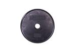 LMX84 | Disc rubber coated | 30mm - black (0,5 - 5kg)