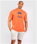 Venum Classic T-shirt Katoen Oranje Marineblauw