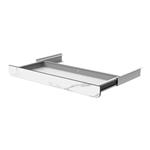 [en.casa] Bureaulade Sidmouth 70x21x4,5 cm voor onder bureau wit en wit marmerlook