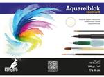 blok aquarelpapier Kangaro 24x17cm 300 gram 16 vel roomwit