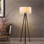 [lux.pro] Staande lamp Newport vloerlamp 140 cm E27 creme