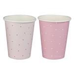 Pamper Party Cup Paper Polka Dot Cups
