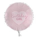Birthday Girl Helium Ballon Leeg 43cm