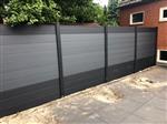 Kunststof aluminium combinatie schutting