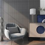 [NEU.HOLZ] Akoestisch Wandpaneel Vang set van 4 mdf 2,88 m² eiken grijs