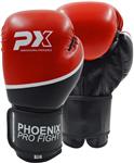 Phoenix PX PRO FIGHT PU bokshandschoenen zwart rood