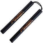 Best Fightshop Zwart Foam Nunchaku met koord