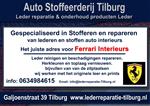 Ferrari leer reparatie en stoffeerderij Tilburg 