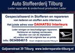 Daihatsu leder reparatie en stoffeerderij Tilburg