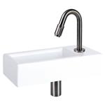 Koudwaterkraan | Gun Metal | H19 cm