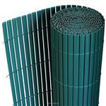 Flexibele tuinscherm balkonscherm PVC 0,9x3 m groen