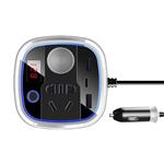 DrPhone CAR9 Multi Functionele Auto Power Lader - Converter – Omvormer 150W – Socket 12V  + 2xUSB (Q