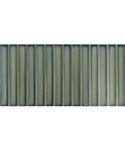 Mozaïek Stardos Bars 12.5x25 cm Glossy Green (Doosinhoud 0.44 m2)