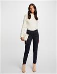 Skinny trousers with satin effect 241-Palou navy