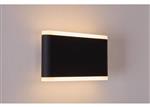 Moderne Buitenwandlamp up down Zwart incl. LED - Garleds Vuurdoorn