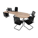 Easy Bureau Met Ronde Vergaderaanbouw