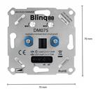 Duo Dimmer 2 X 3-75W Elektronische Zekering - Dm075