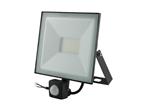 LED Bouwlamp Zwart met Sensor 50 Watt- 3000K - IP66 - Crius