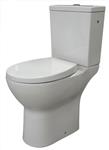 Duoblok verhoogd toilet design | Seniorentoilet wit +8