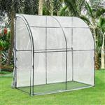 [en.casa] Tuinkas Juta kweekkas 100x200x215 cm transparant