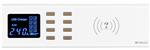 DrPhone SmartC3 - USB-laadstation met 8 USB Poorten 2.4A - Digitale LED-display - Draadloos Laden - 