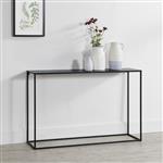 Console tafel sidetable metaal 74x115x32 cm zwart mat