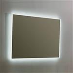 Spiegel Sanilux Mirror Infinity 80x70x4,5 cm Aluminium met LED Verlichting en Spiegelverwarming