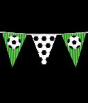 Party Flags foil Football